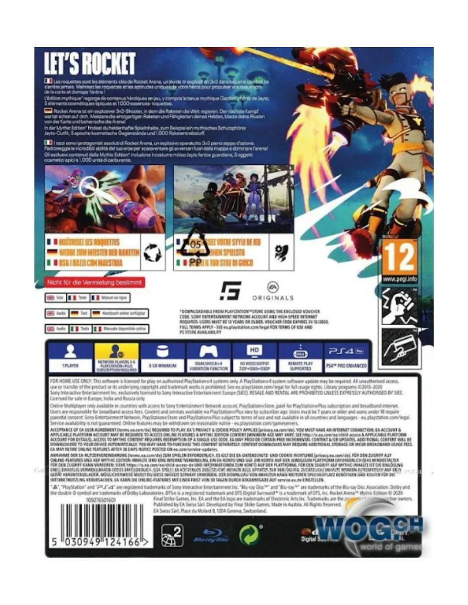 Rocket Arena mythic para PS4 2