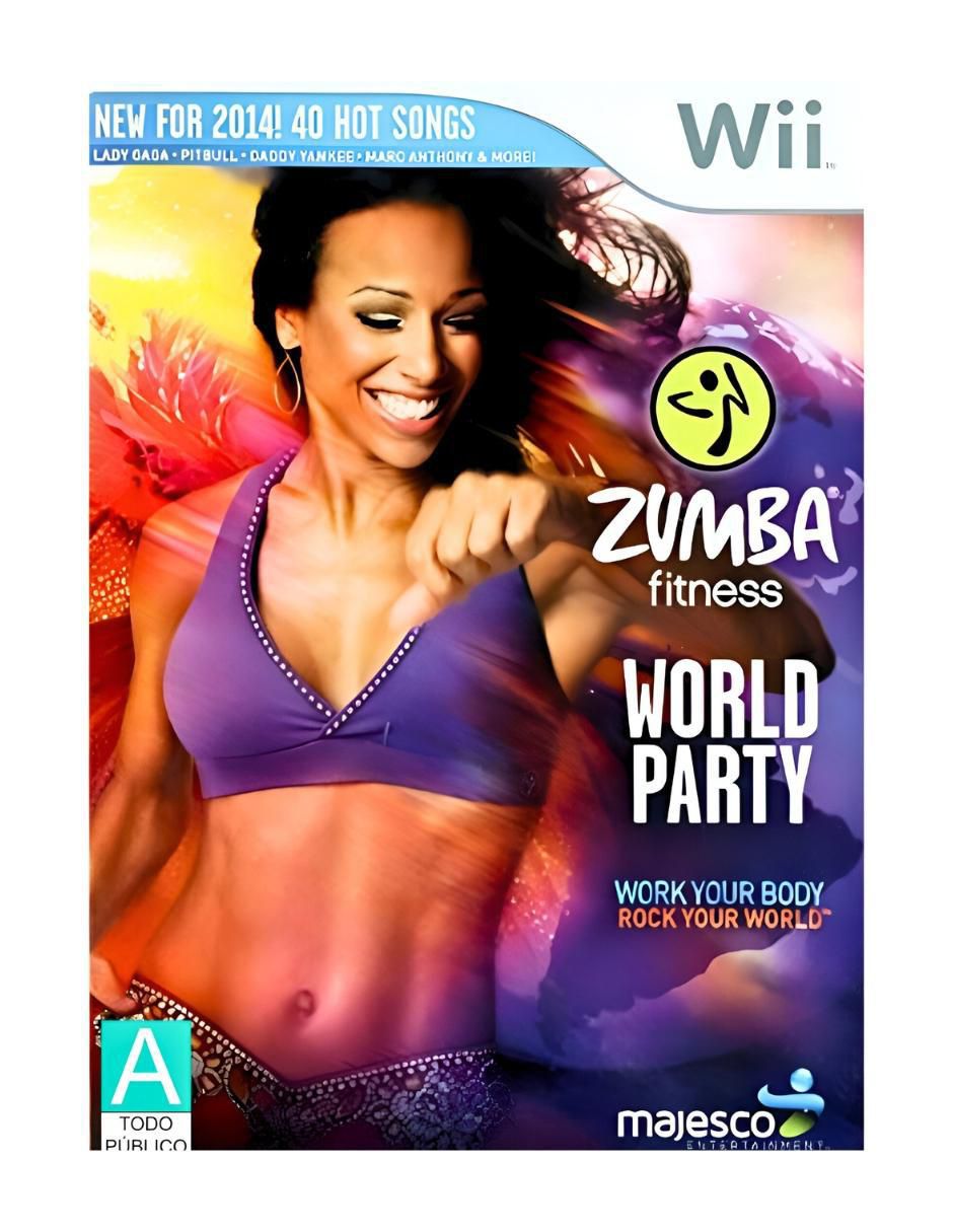 Wii Zumba Fitness World Party estándar para Wii