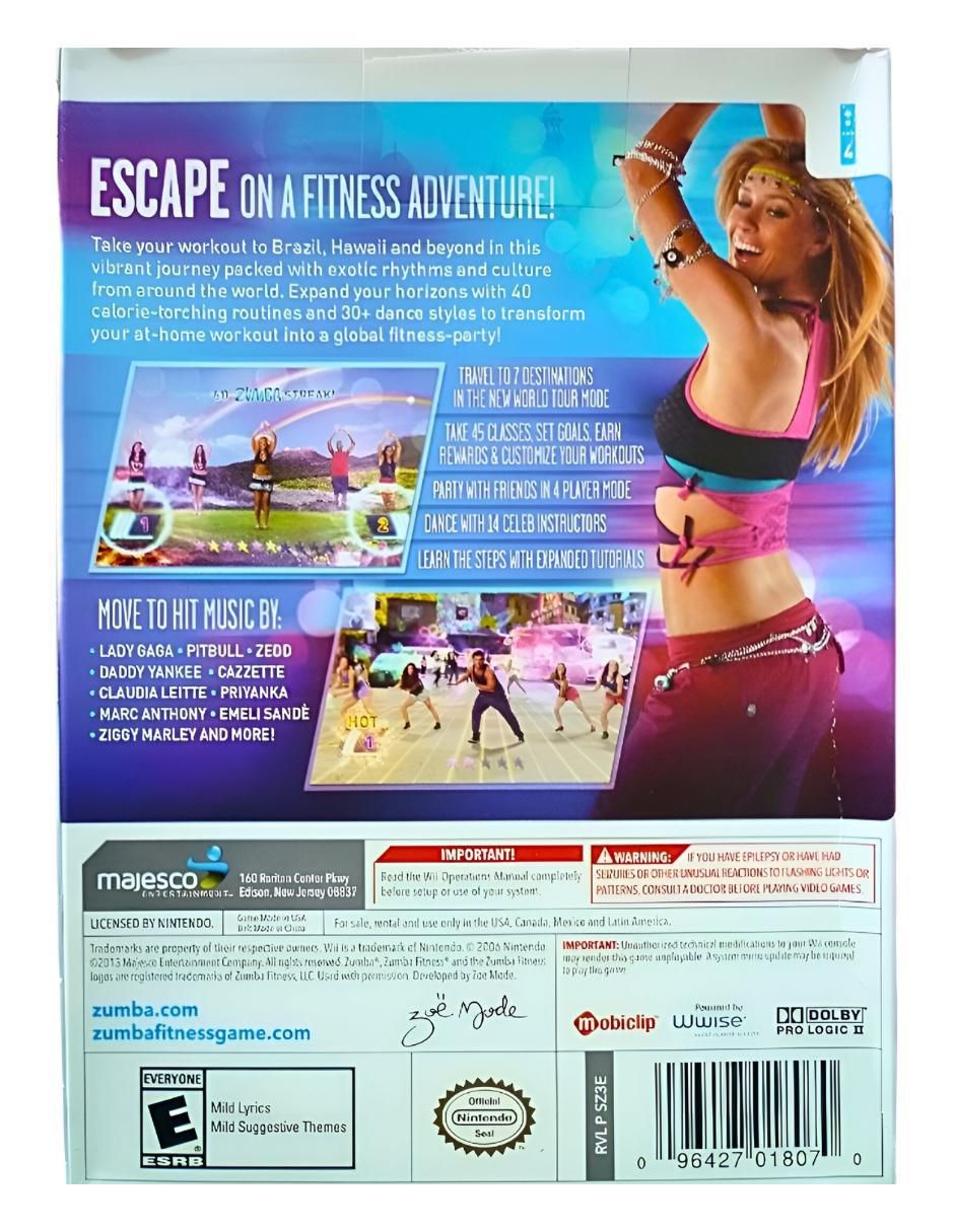 Wii Zumba Fitness World Party estándar para Wii 2