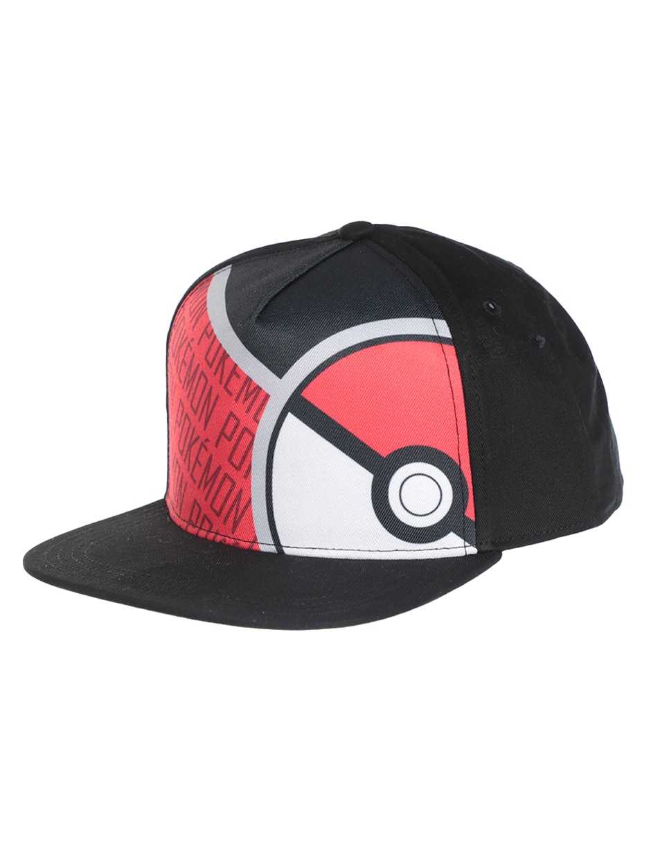 Gorra con visera plana snapback Pokémon infantil