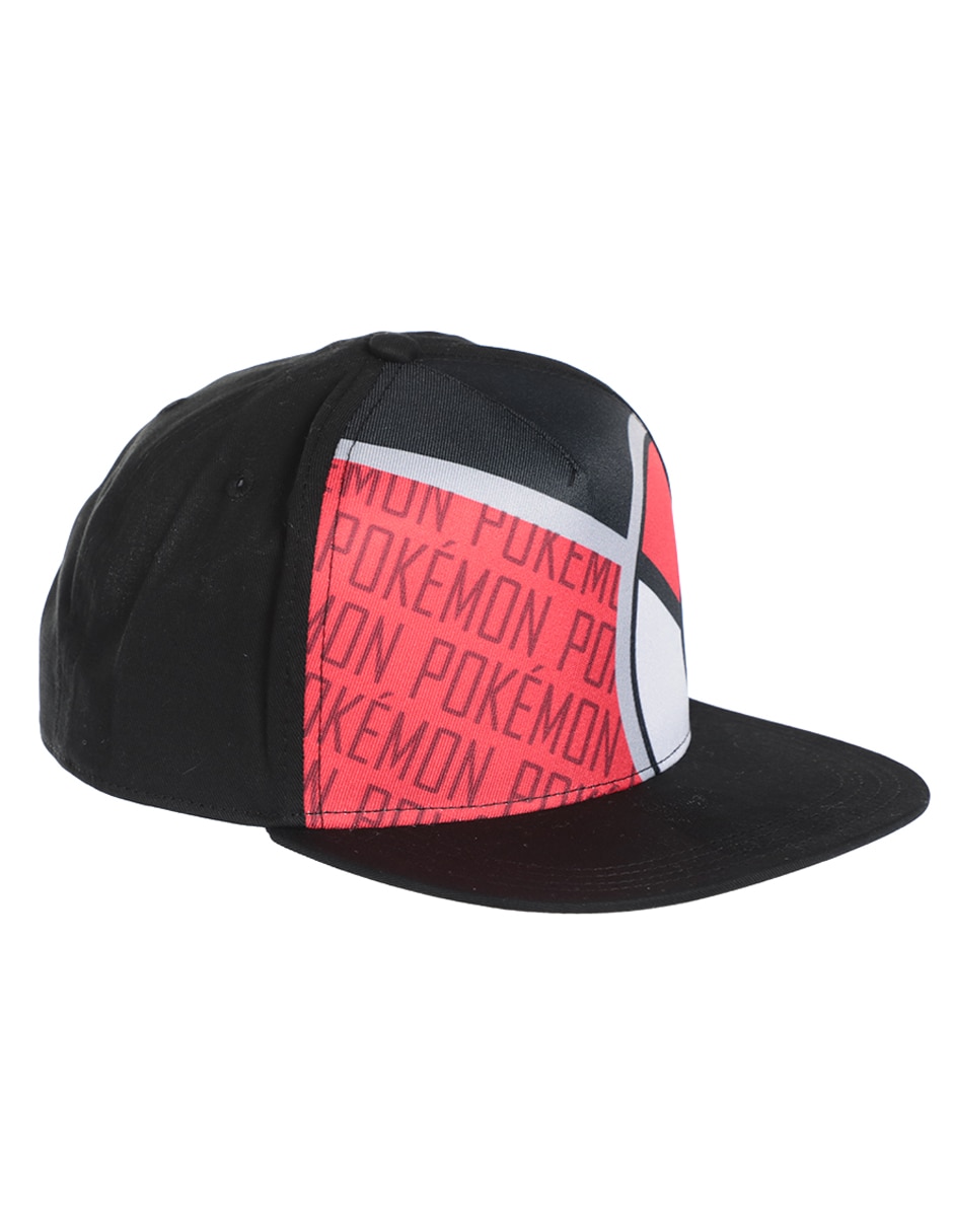 Gorra con visera plana snapback Pokémon infantil 3