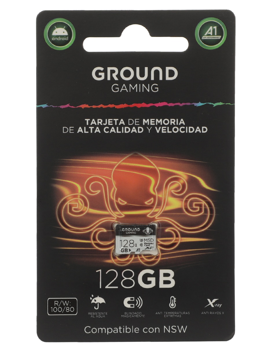 Memoria micro SD capacidad 128 GB