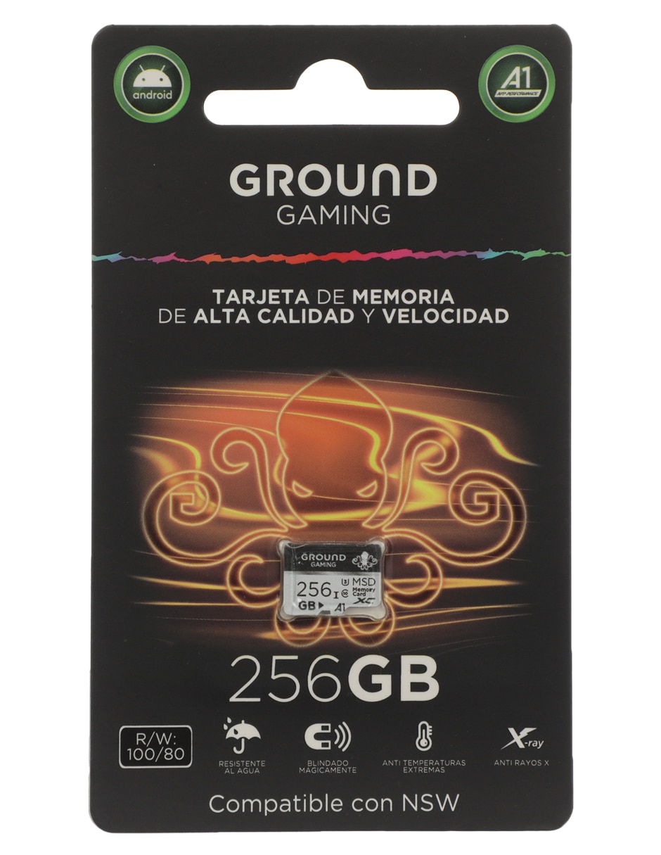 Memoria Micro SD capacidad 256 GB