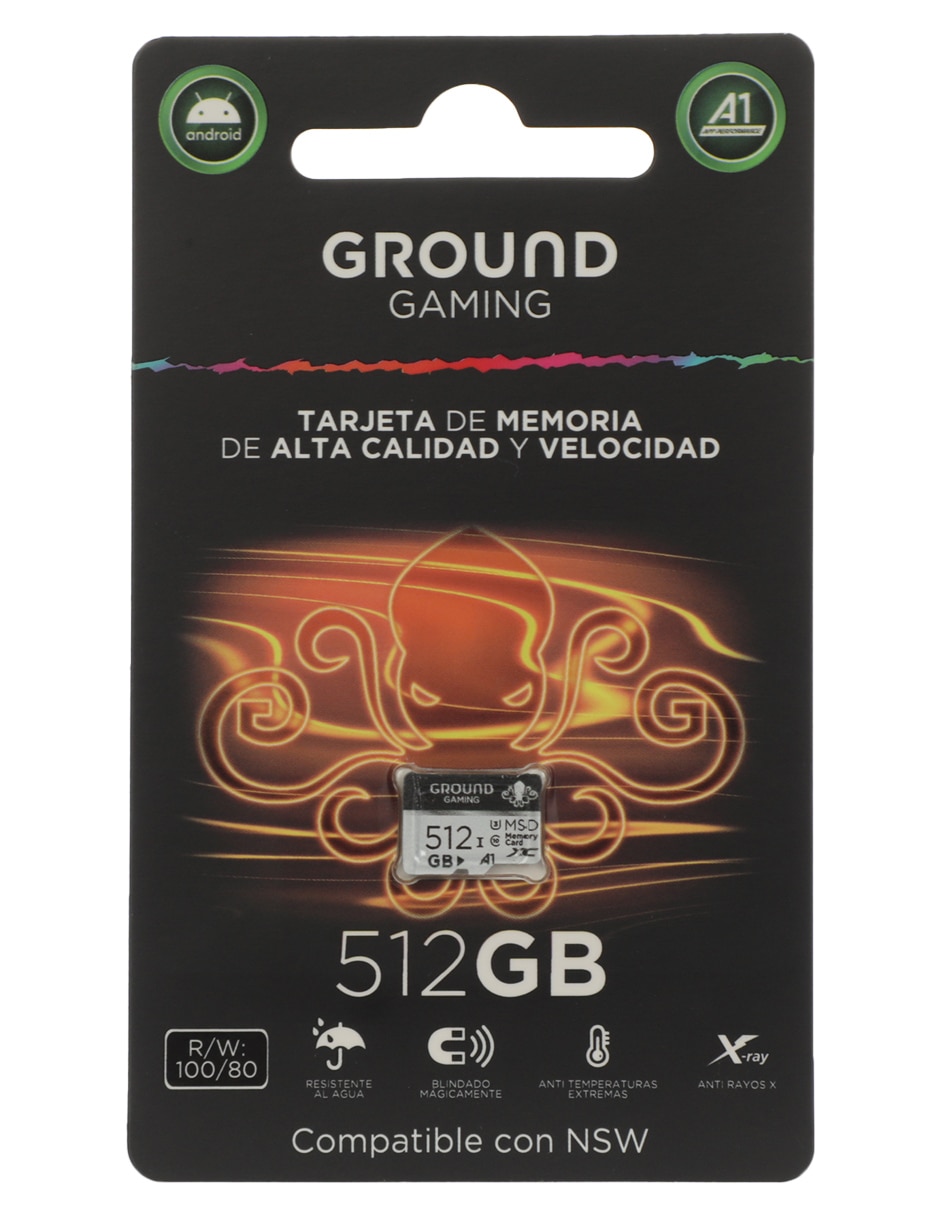 Memoria Micro SD capacidad 512 GB