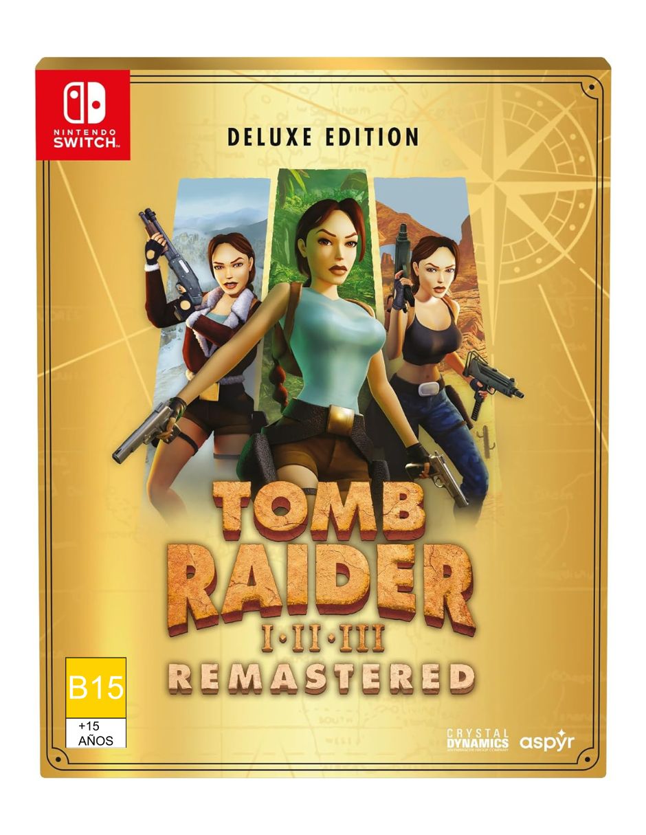 Tomb Raider I-Iii Remastered Starring Lara Croft deluxe para Nintendo Switch 1