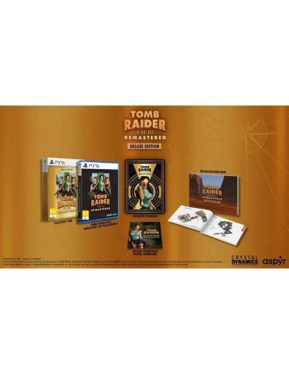 Tomb Raider I-Iii Remastered Starring Lara Croft deluxe para PS5 6