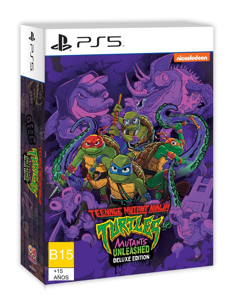 Teenage Mutant Ninja Turtles: Mutants Unleashed deluxe para PS5