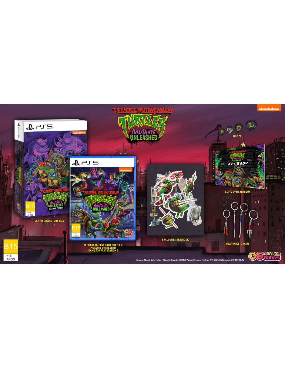 Teenage Mutant Ninja Turtles: Mutants Unleashed deluxe para PS5 6