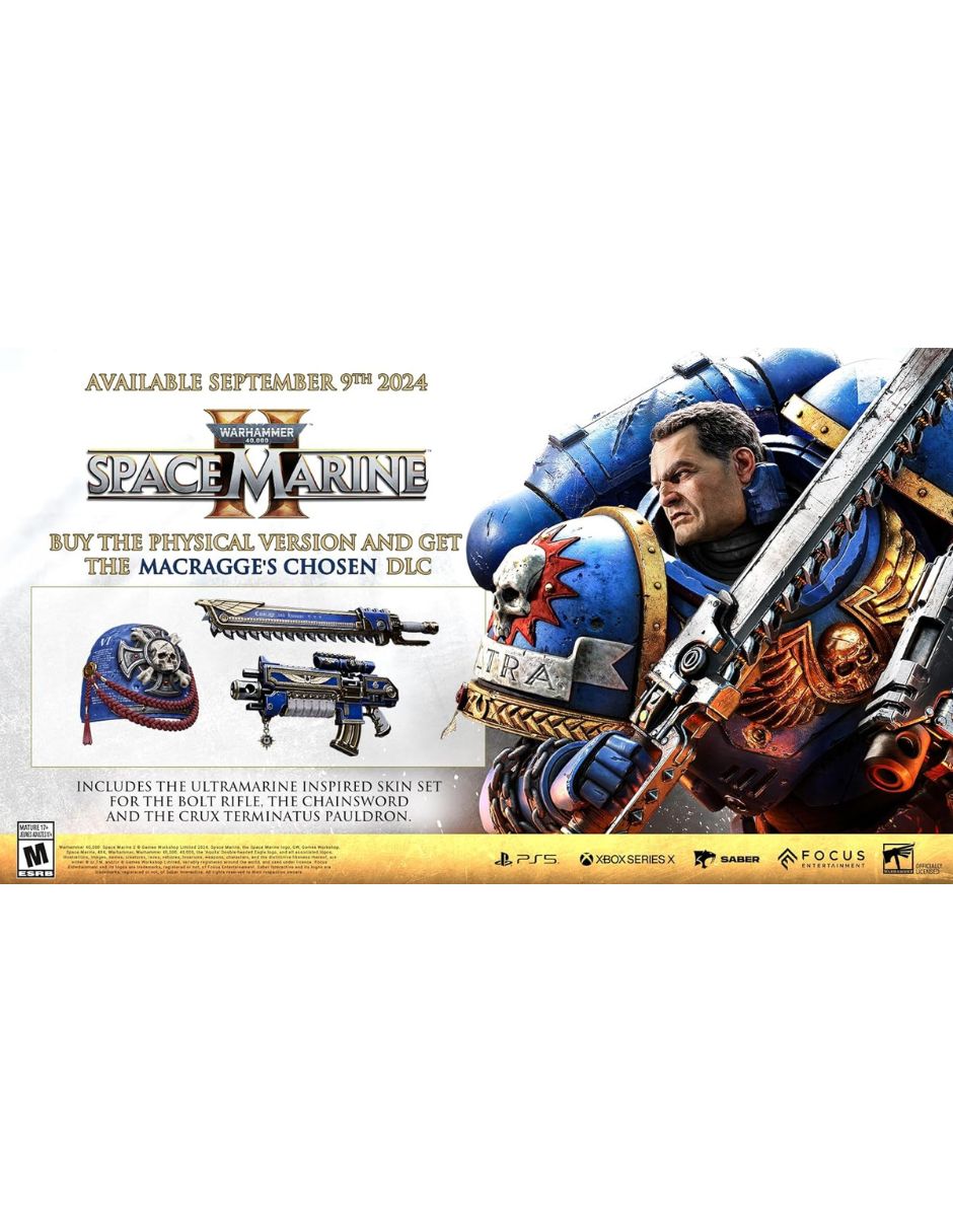 Warhammer 40,000 Space Marine 2 estándar para Xbox Series X 2