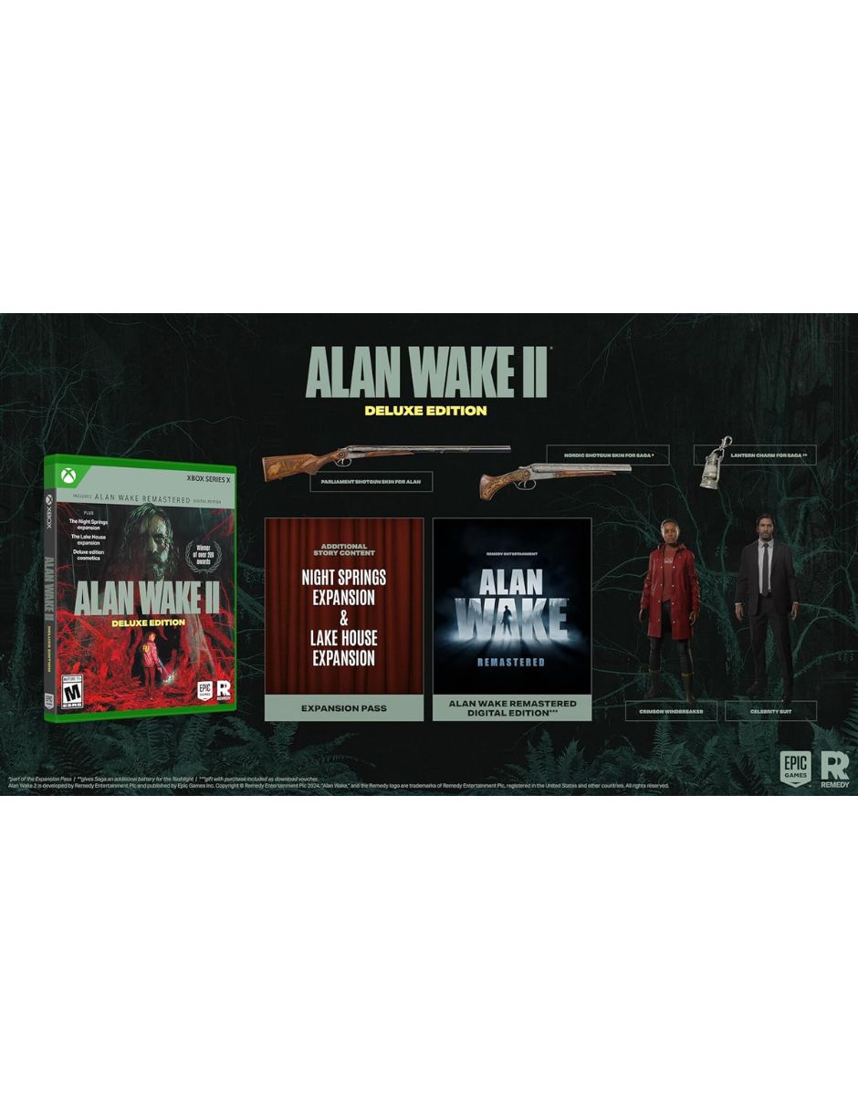 Alan Wake Ii deluxe para Xbox Series X 2
