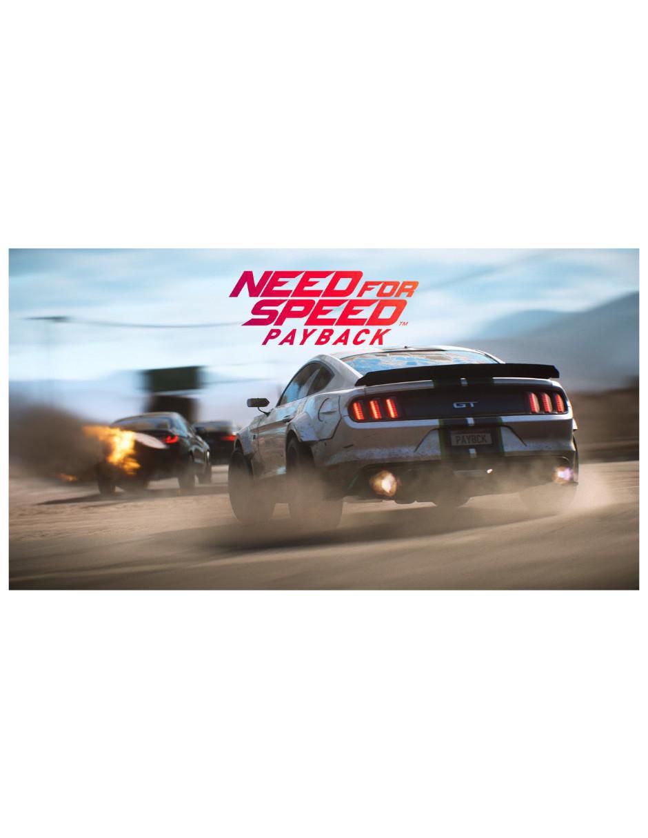Need For Speed Payback estándar para PS4 2