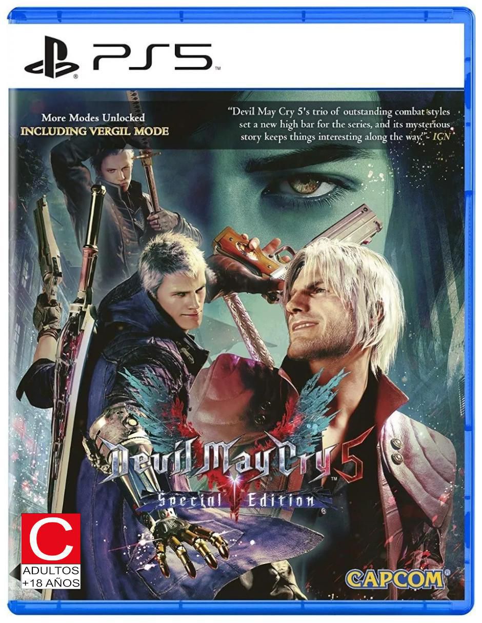 Devil May Cry 5 especial para PS5