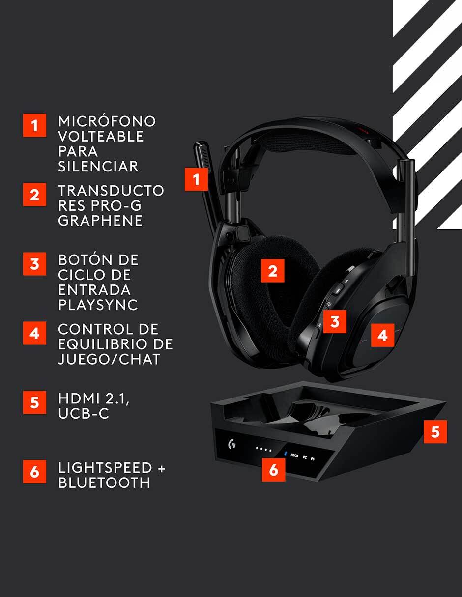 Audífonos Over-Ear A50 X inalámbricos 6