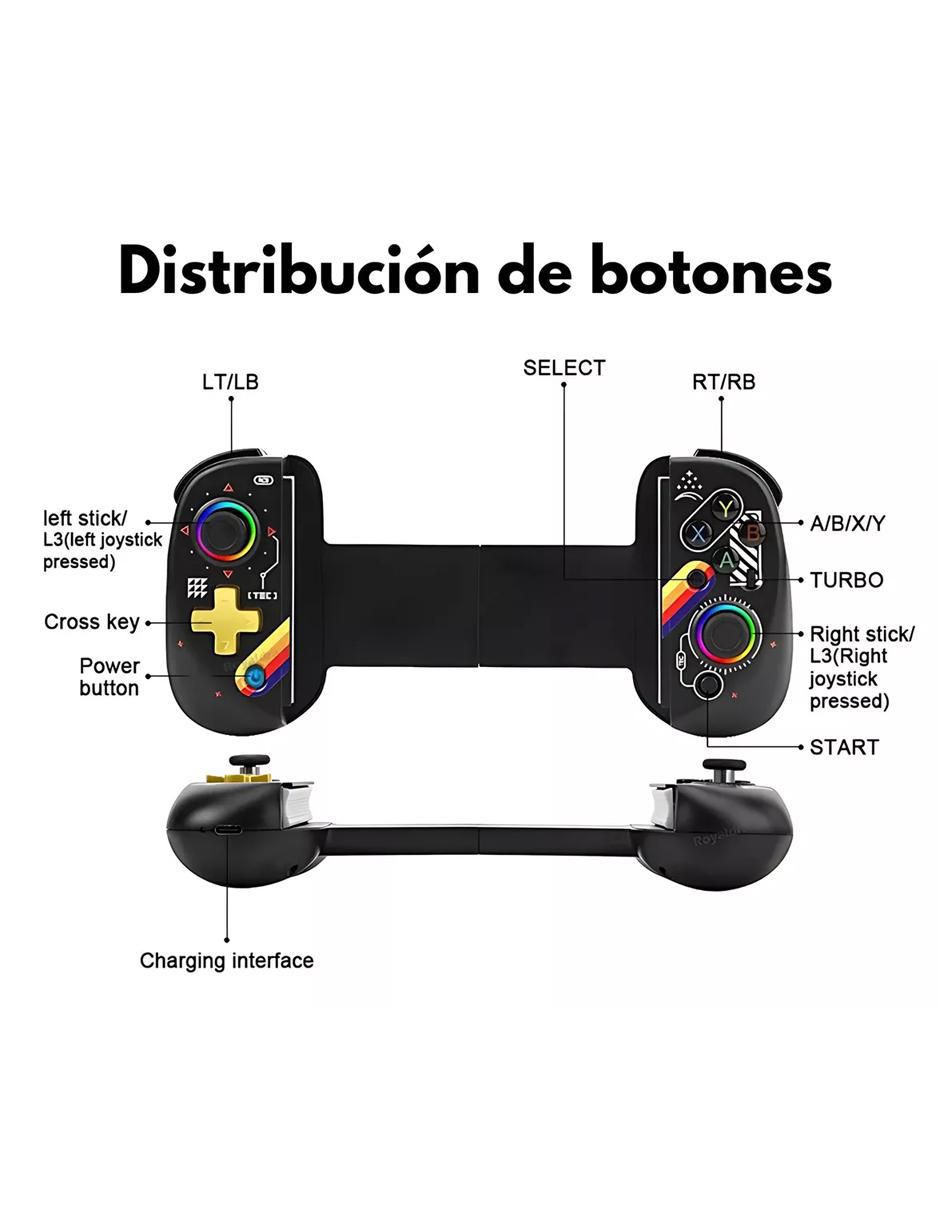 Control gamepad para celular compatible con iPhone y Andriod 3