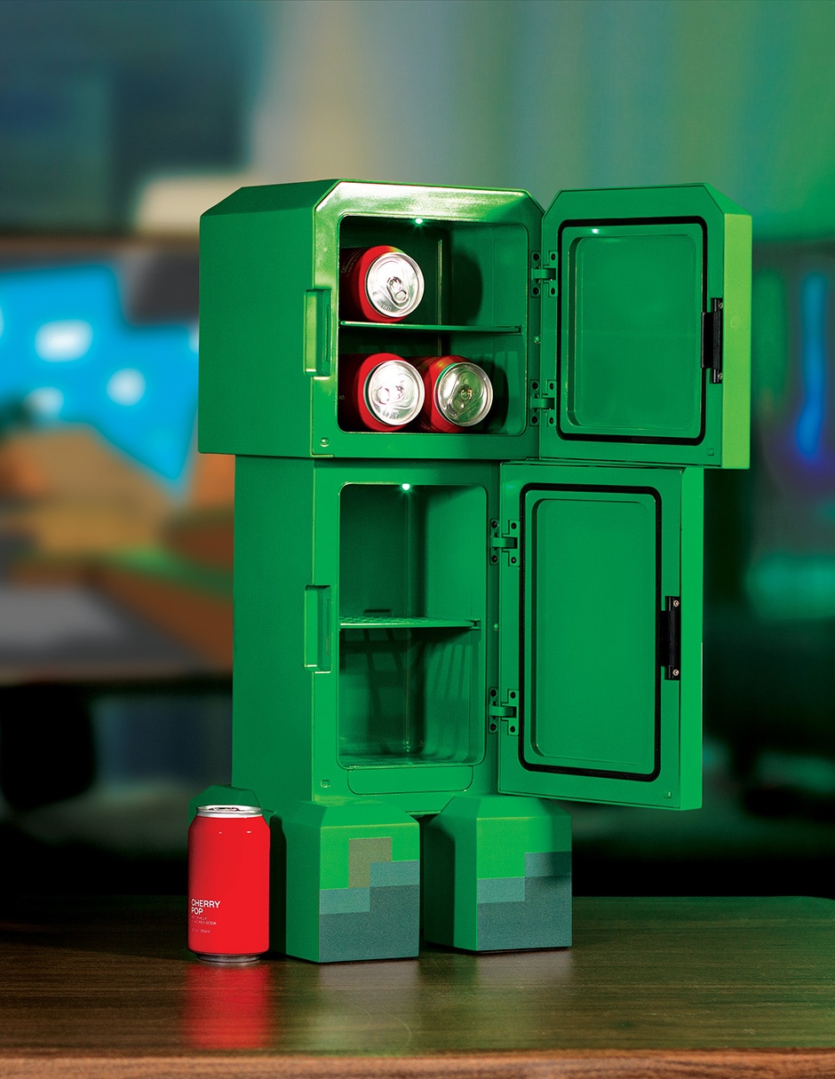 Mini refrigerador Minecraft Minibar Creeper 3