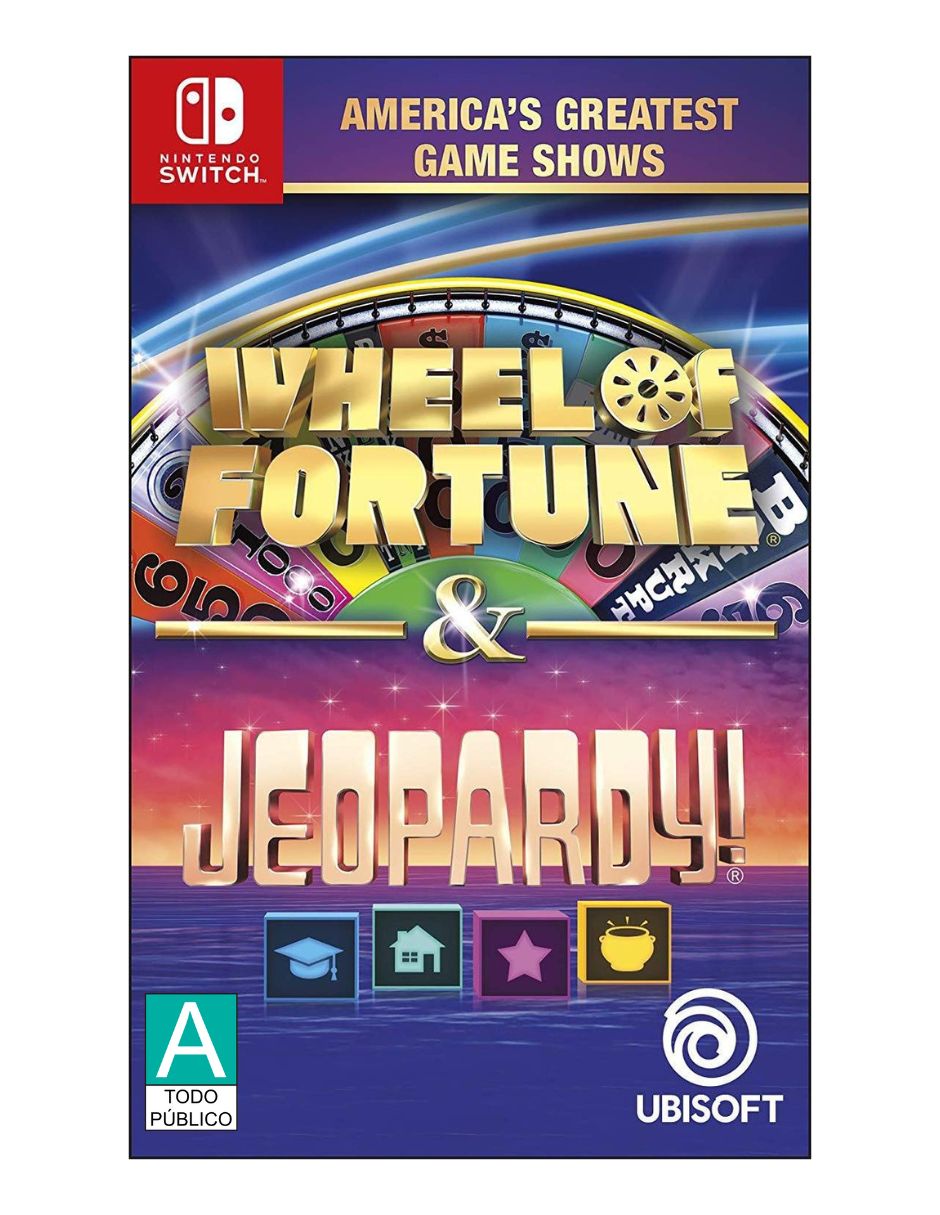 Wheel Of Fortune & Jeopardy estándar para Nintendo Switch Wheel Of Fortune & Jeopardy estándar para Nintendo Switch