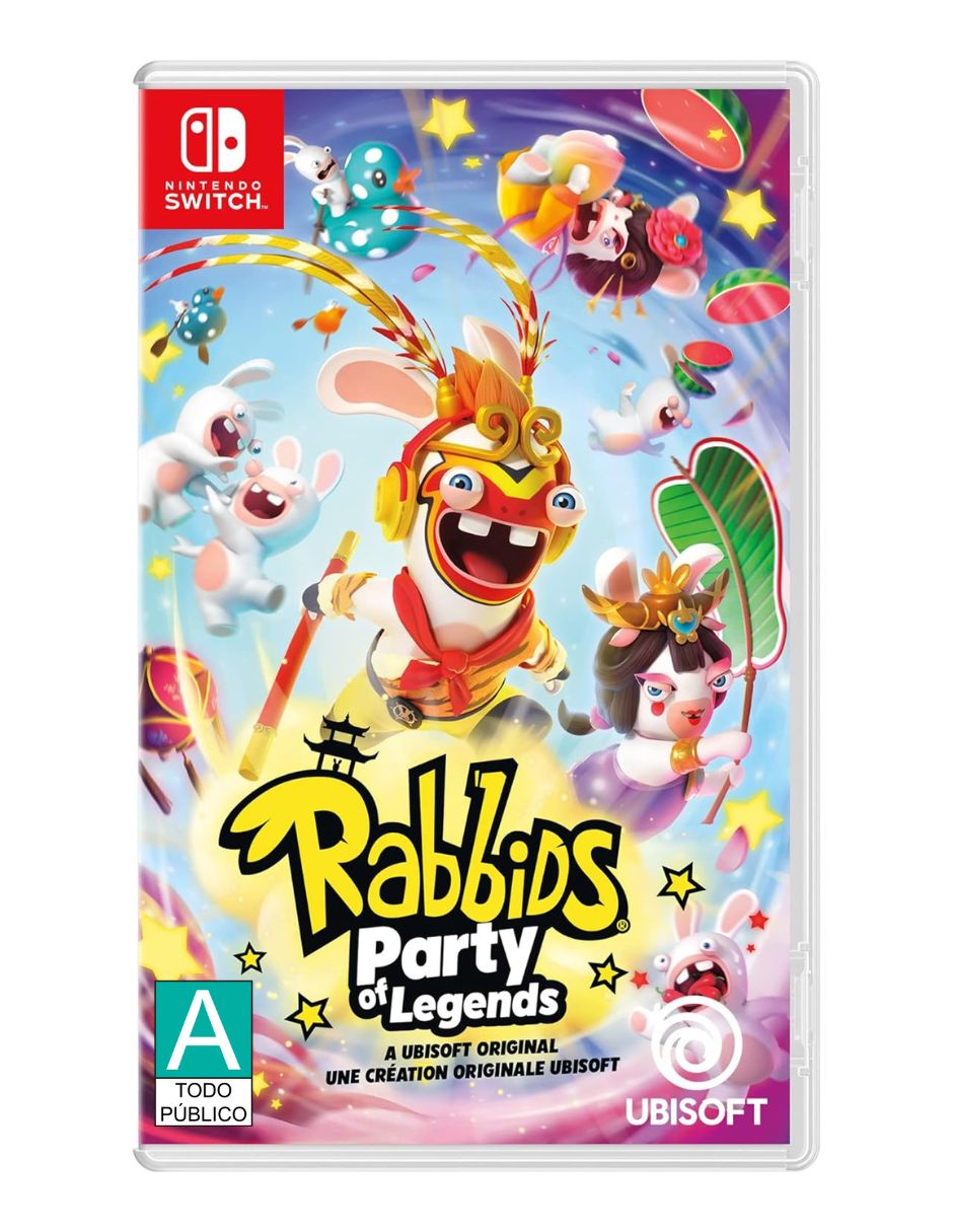 Rabbids: Party Of Legends estándar para Nintendo Switch 1