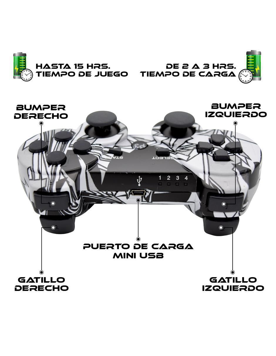Control inalámbrico para playstation 3 edición especial 4