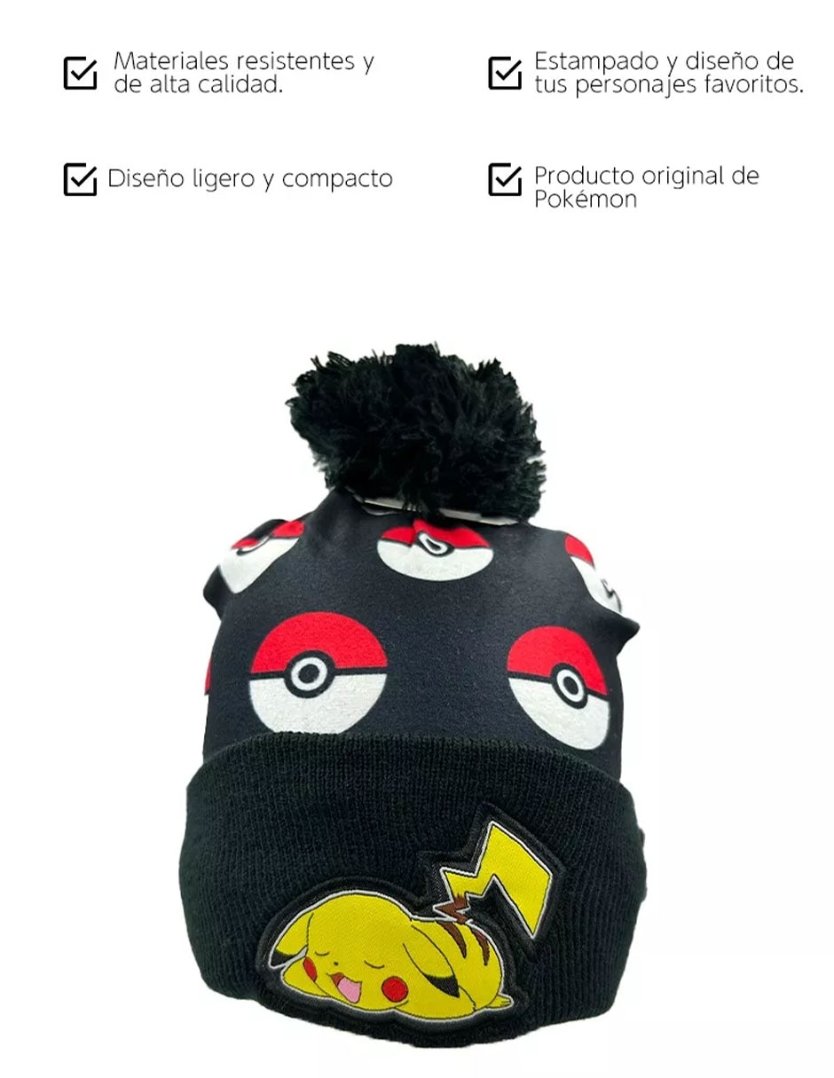 Gorro Pikachu infantil 3