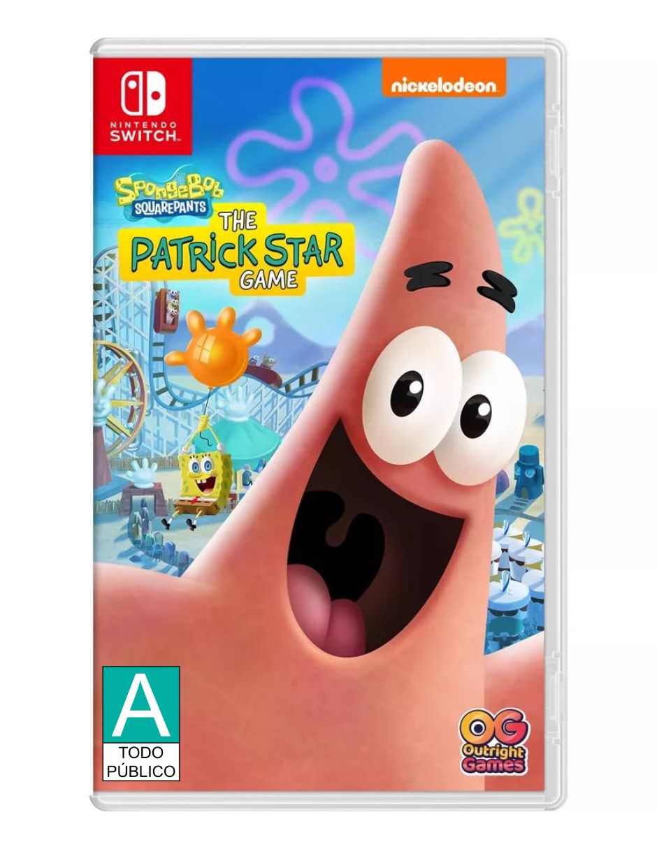 Spongebob Squarepants A Patrick Star Game estándar para Nintendo Switch