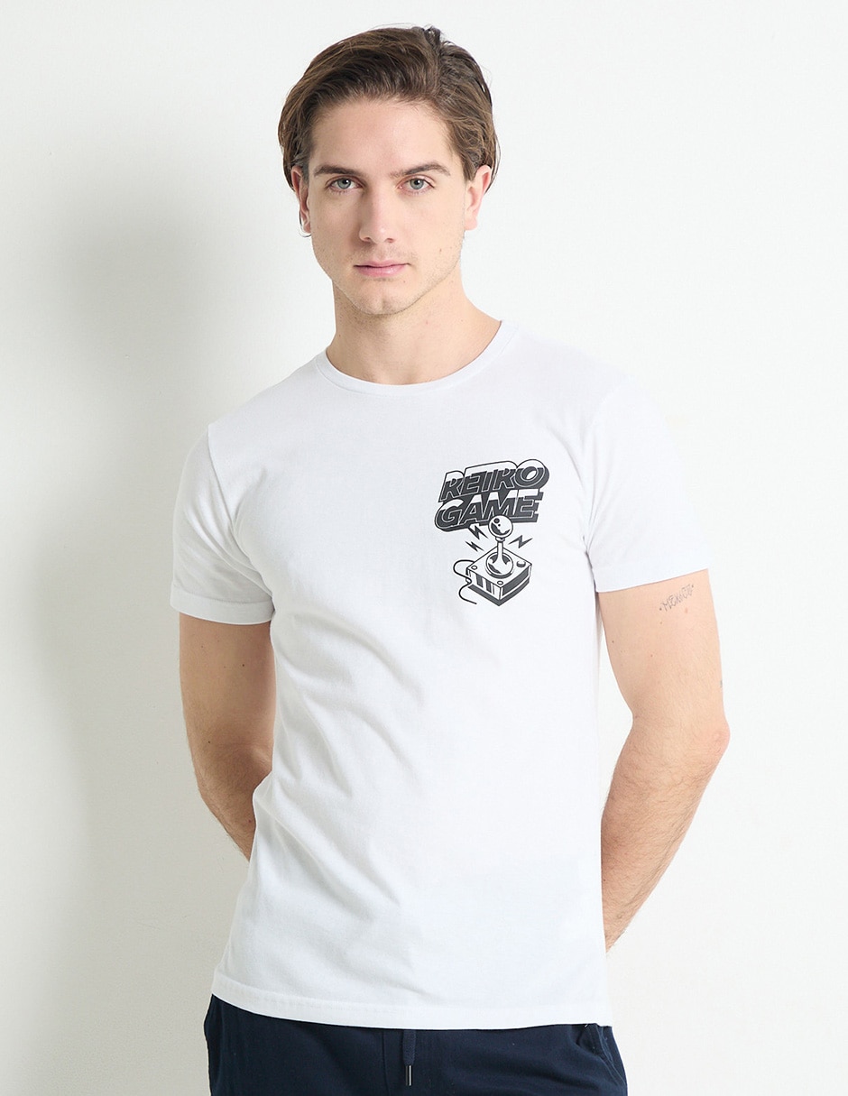 Playera Pac Man manga corta para hombre Playera Pac Man manga corta para hombre