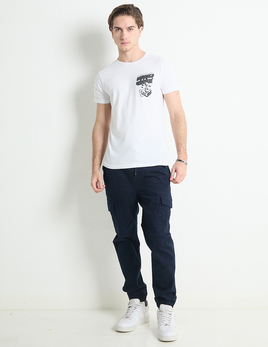 Playera Pac Man manga corta para hombre 3