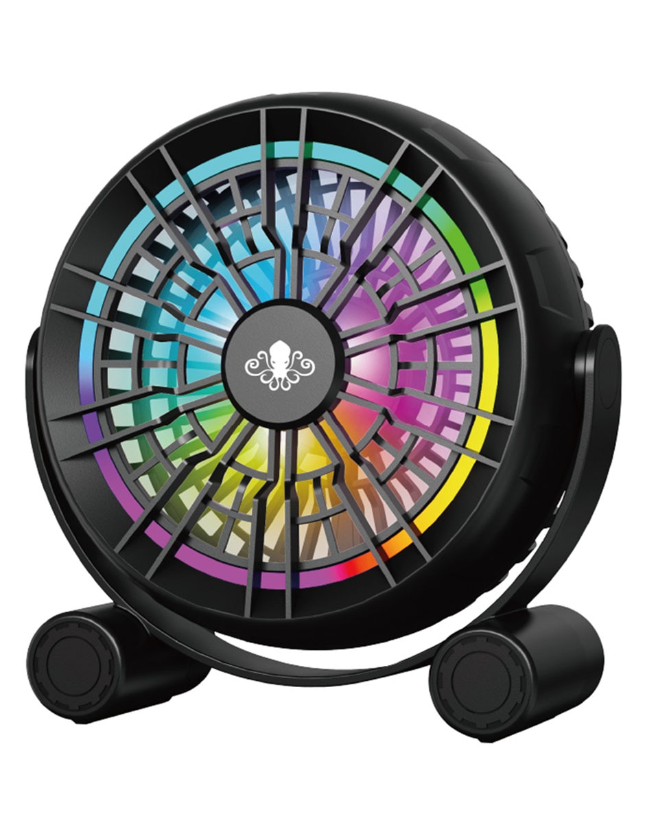 Ventilador gamer rodamientos rígidos de bolas RGB estático 7