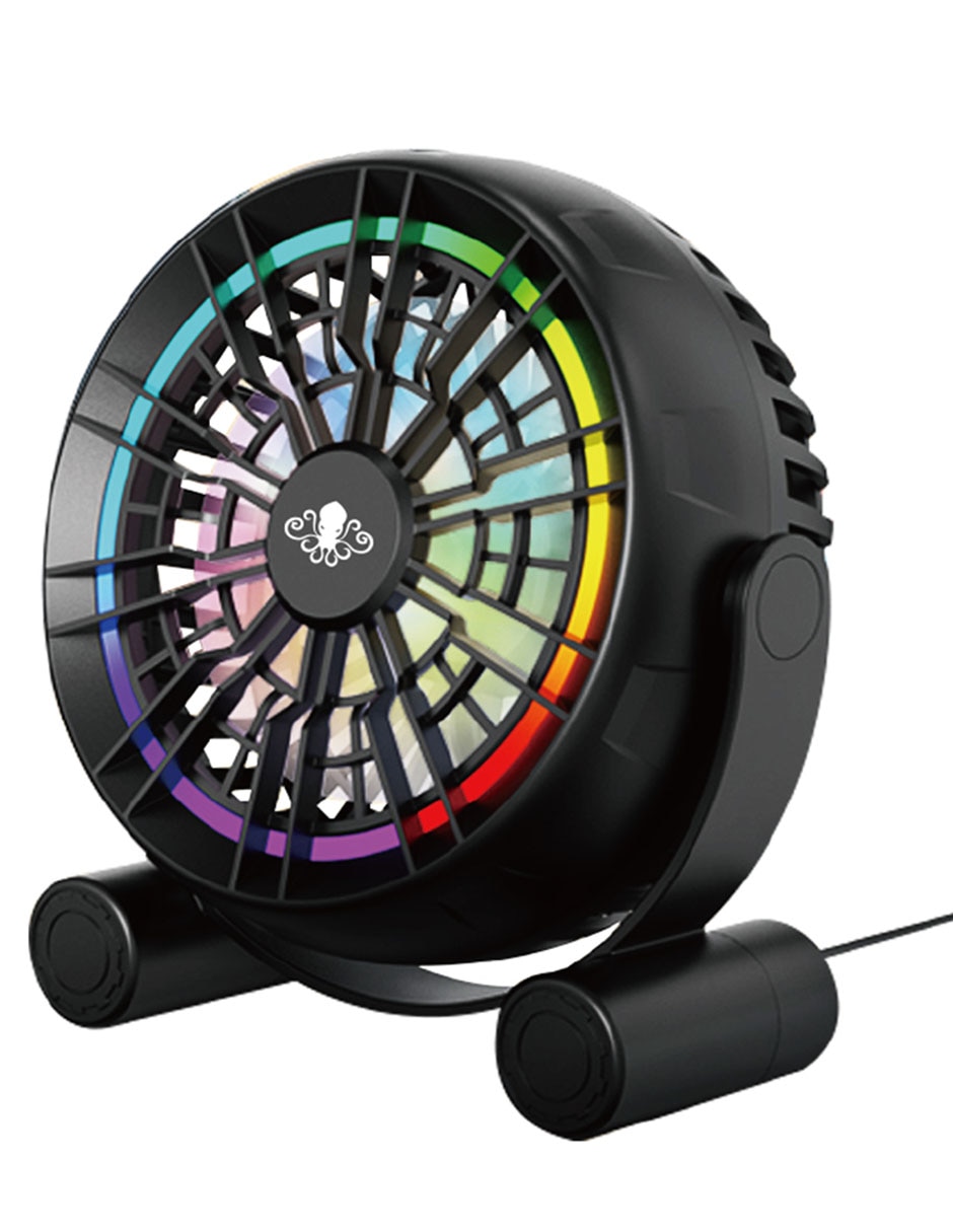 Ventilador gamer rodamientos rígidos de bolas RGB estático 8
