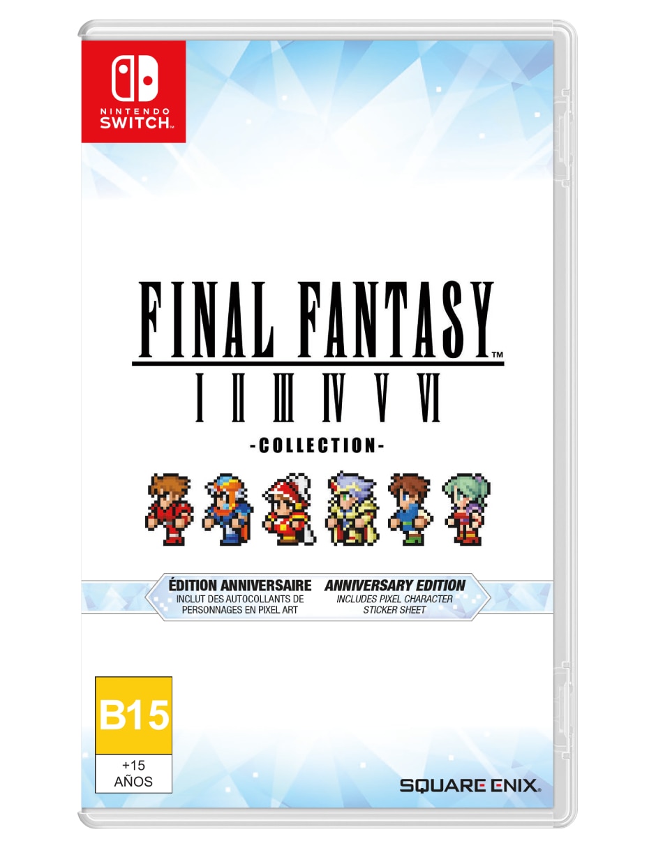Final Fantasy I-Vi anniversary edition para Nintendo Switch