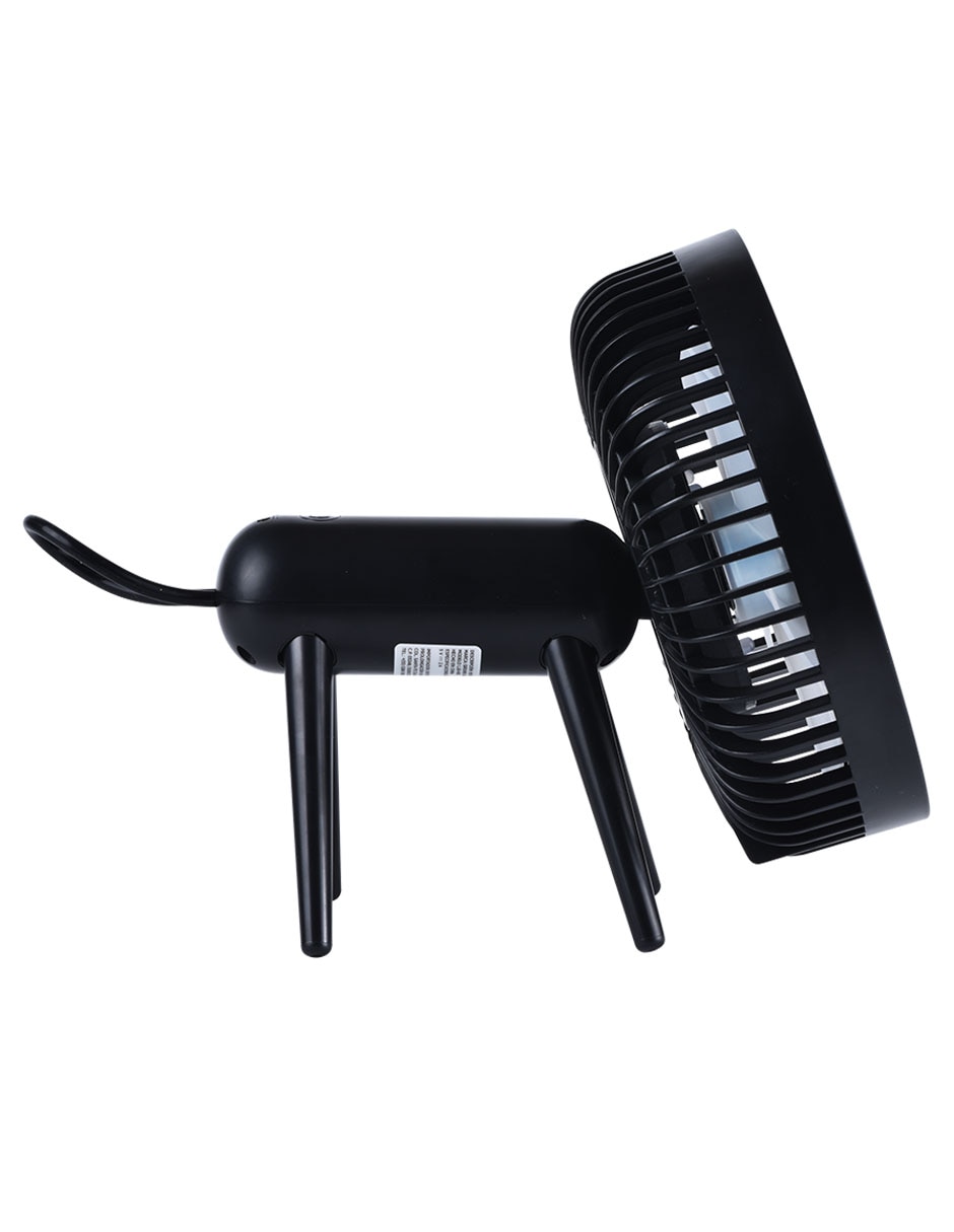 VENTILADOR ESCRITORIO GAMER NEGRO