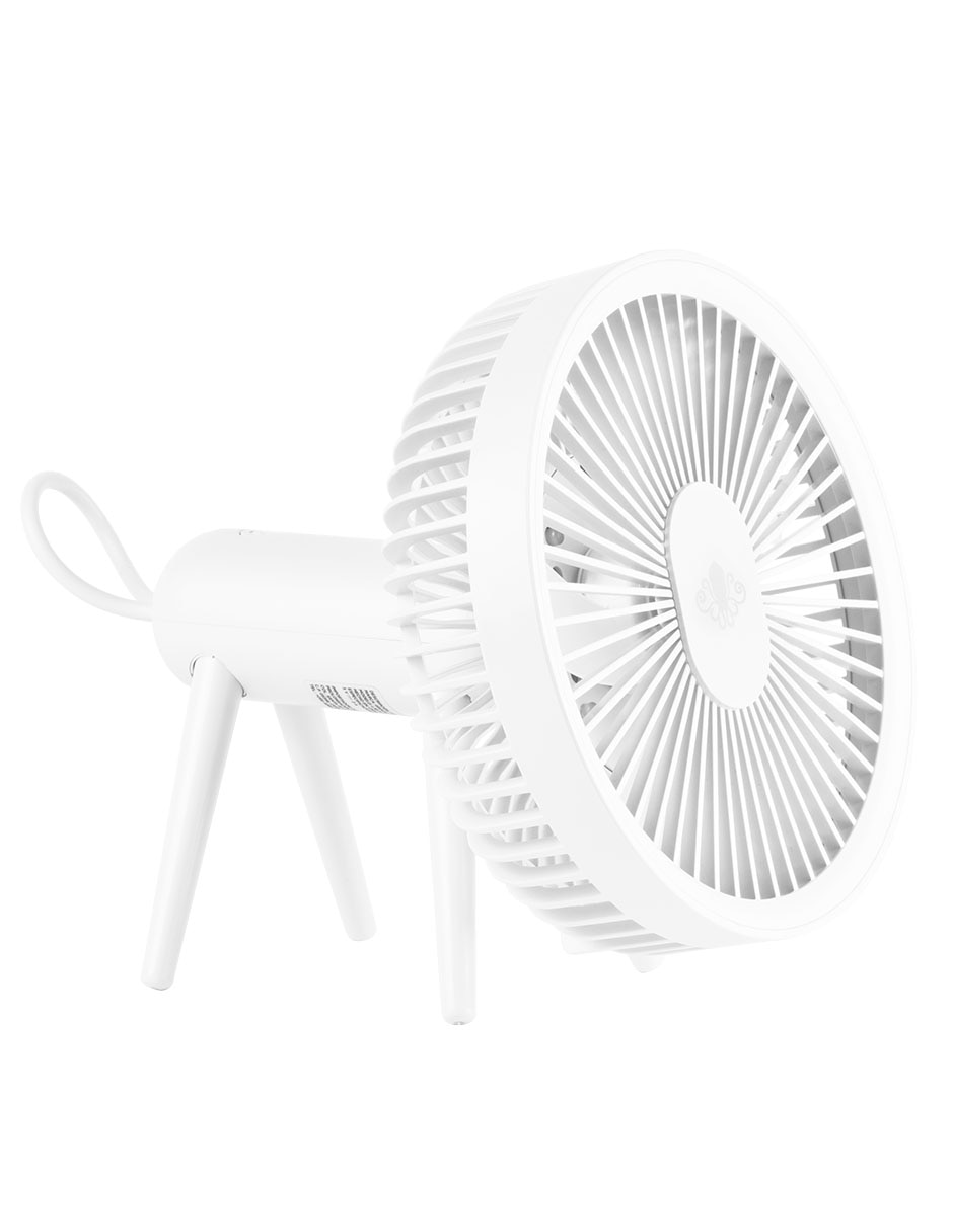 VENTILADOR ESCRITORIO GAMER BLANCO