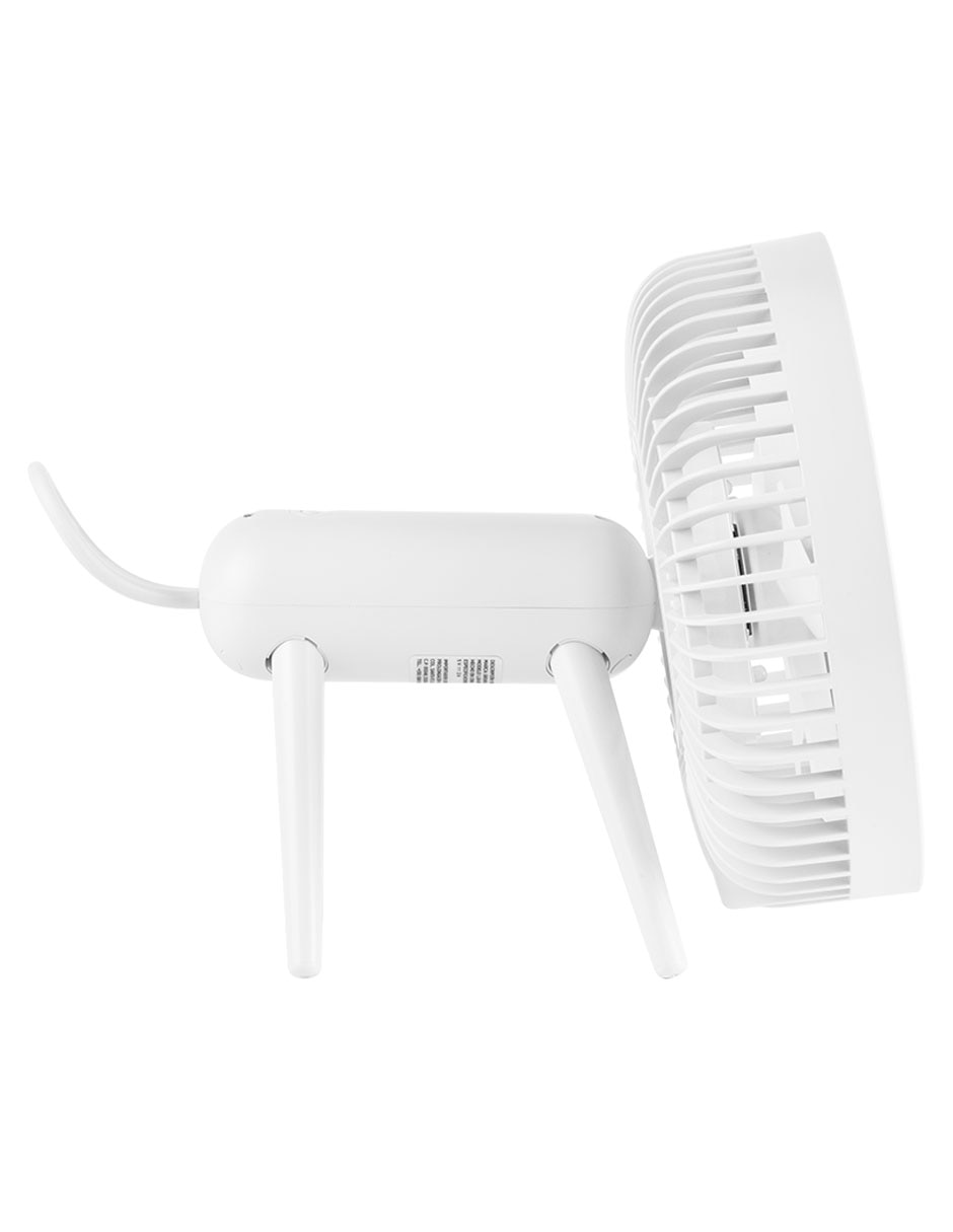 VENTILADOR ESCRITORIO GAMER BLANCO