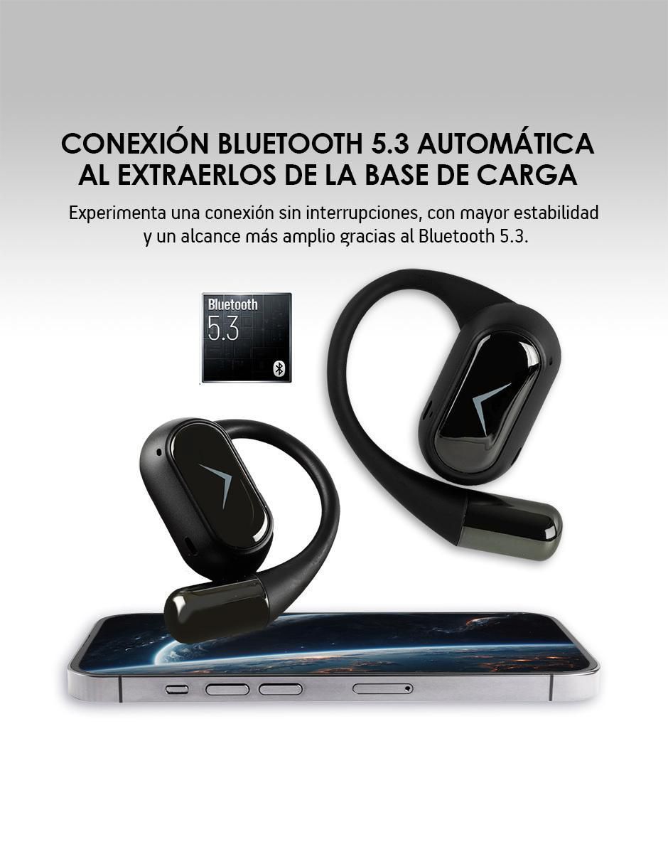 Audífonos on-ear akane sport open ear inalámbrica "con (si aplica)" sí