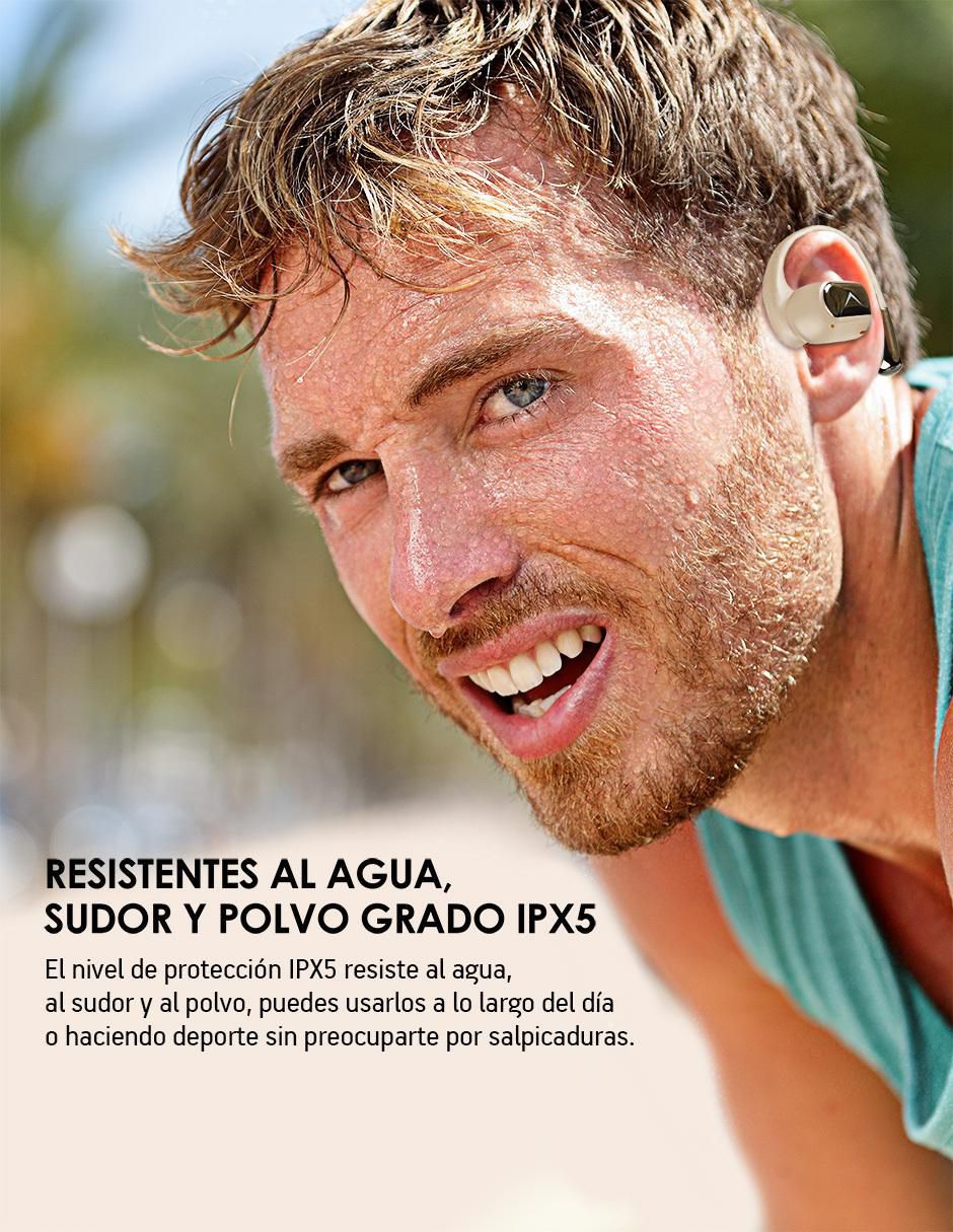 Audífonos On-Ear Sport Open Ear inalámbricos con cancelación de ruido 8