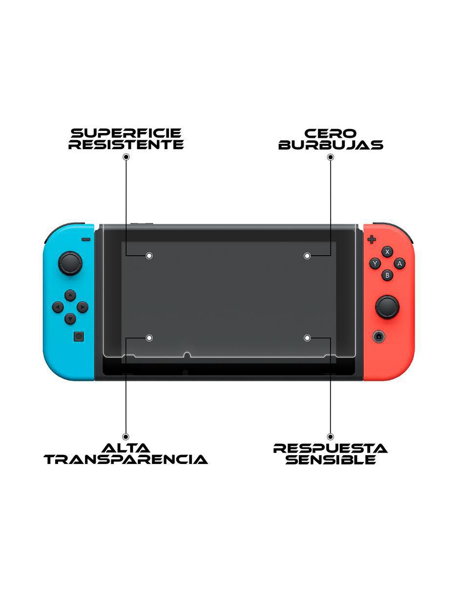 Mica para consola Nintendo Switch de cristal templado 3
