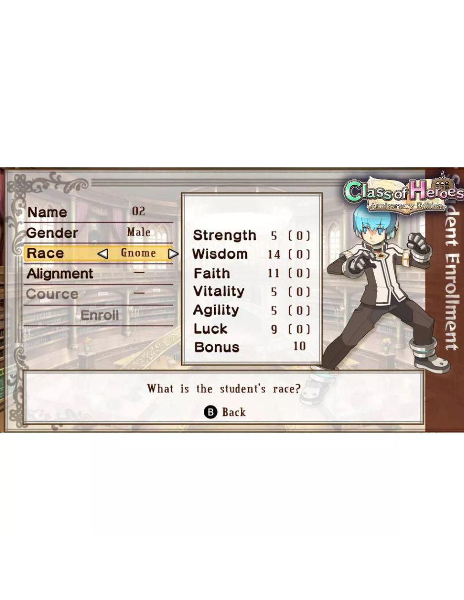 Class Of Heroes 1&2 estándar para PS5 4