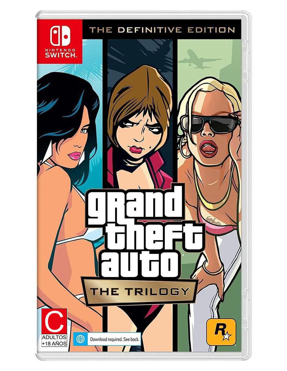 Grand Theft Auto Trilogia definitive edition para Nintendo Switch