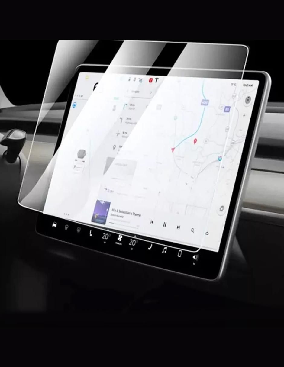 Mica Tesla Model 3 Y Model Y de cristal templado 5