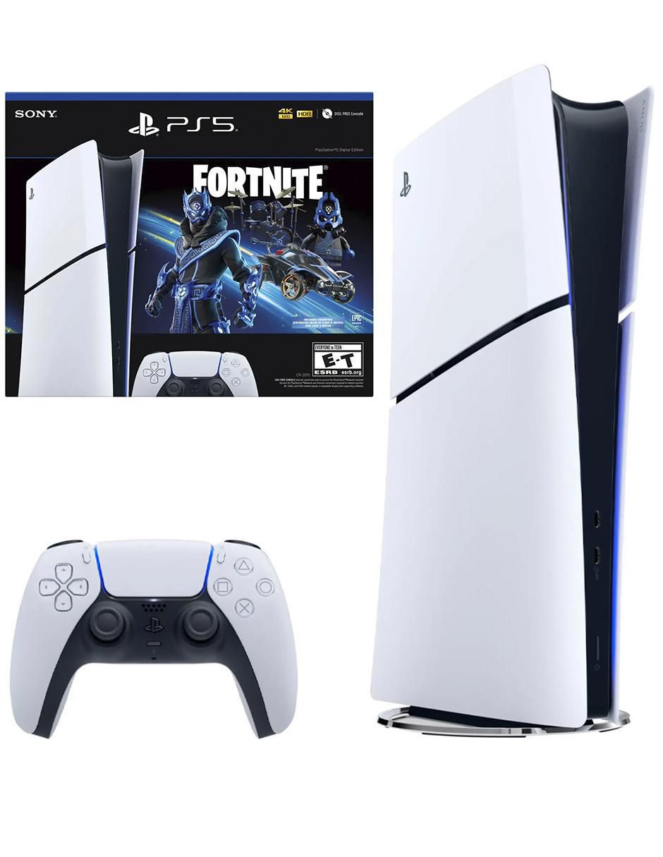 Consola fija ps5 de 1 tb edición digital fortnite