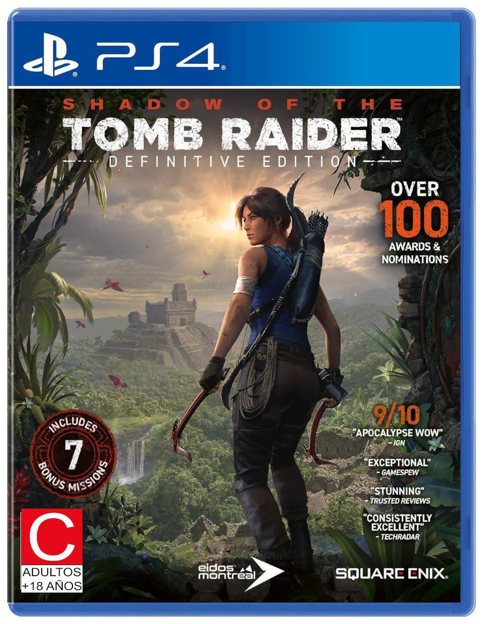 Shadow Of The Tomb Raider definitive edition para PS4
