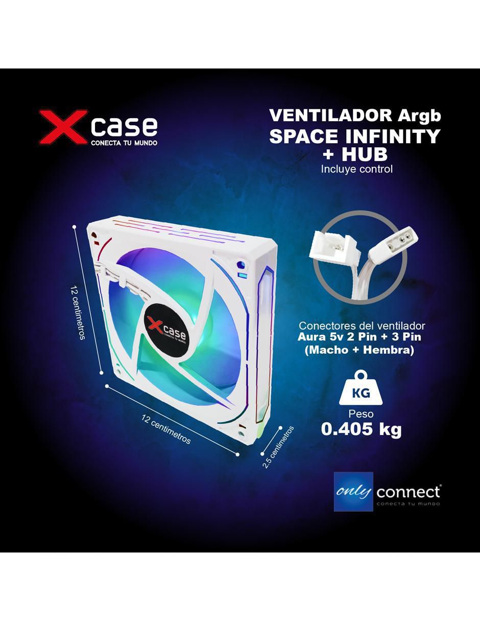 Ventilador gamer Magnético RGB Control remoto 2