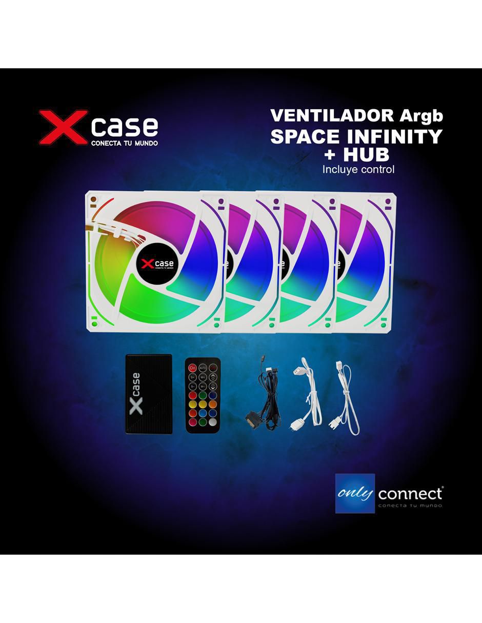 Ventilador gamer Magnético RGB Control remoto 4