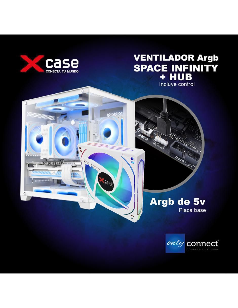 Ventilador gamer Magnético RGB Control remoto 7