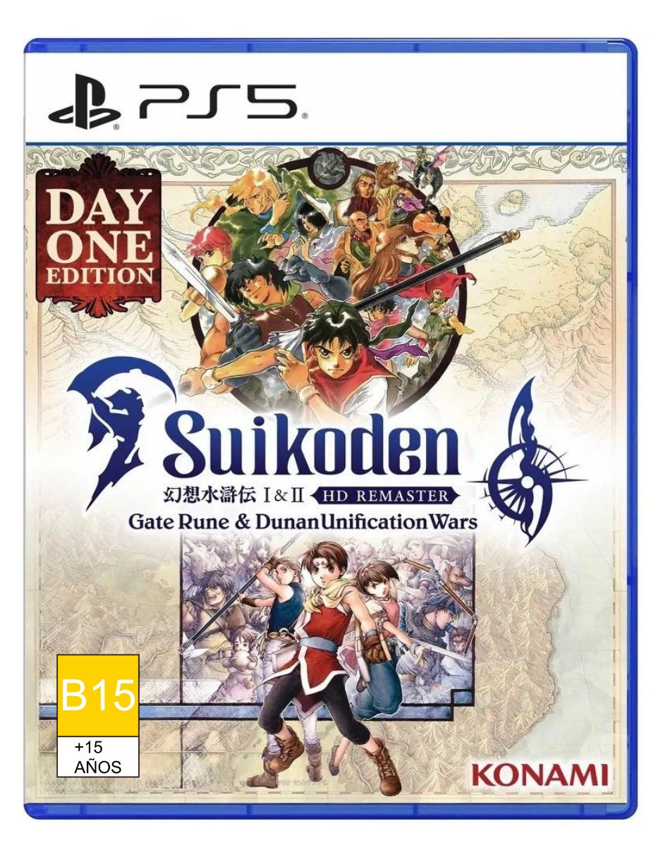 Suikoden 1 & 2 Day One day one edition para PS5