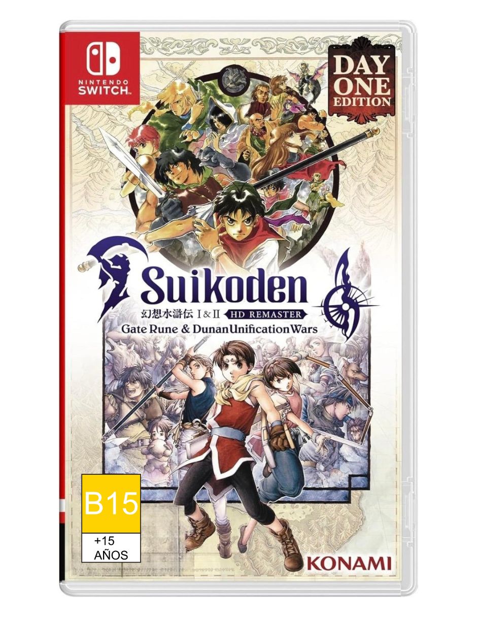 Suikoden 1 & 2 Day One day one edition para Nintendo Switch Suikoden 1 & 2 Day One day one edition para Nintendo Switch