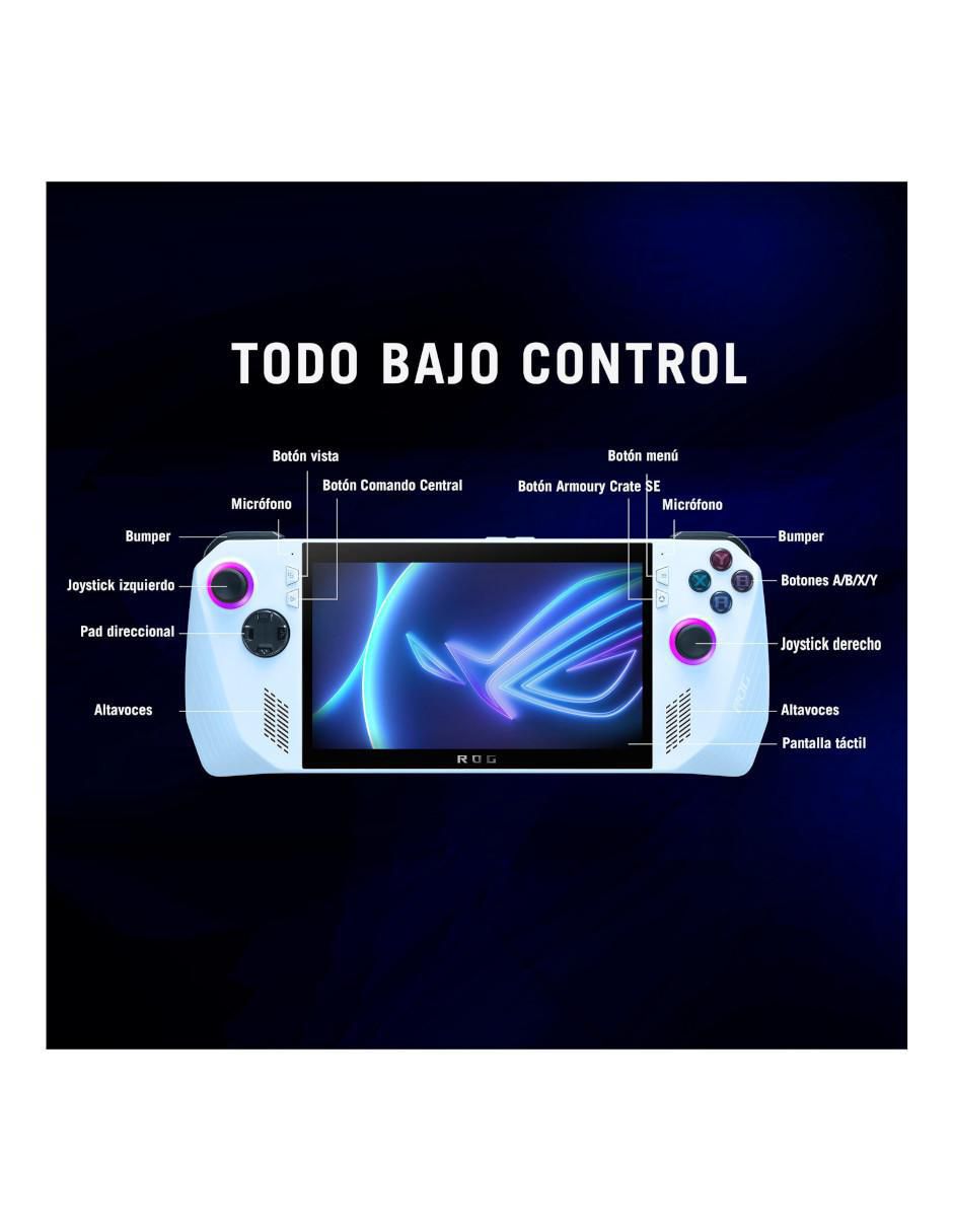 Consola portátil Windows 11 512 GB edición estándar Rog Ally Z1 Extreme 13
