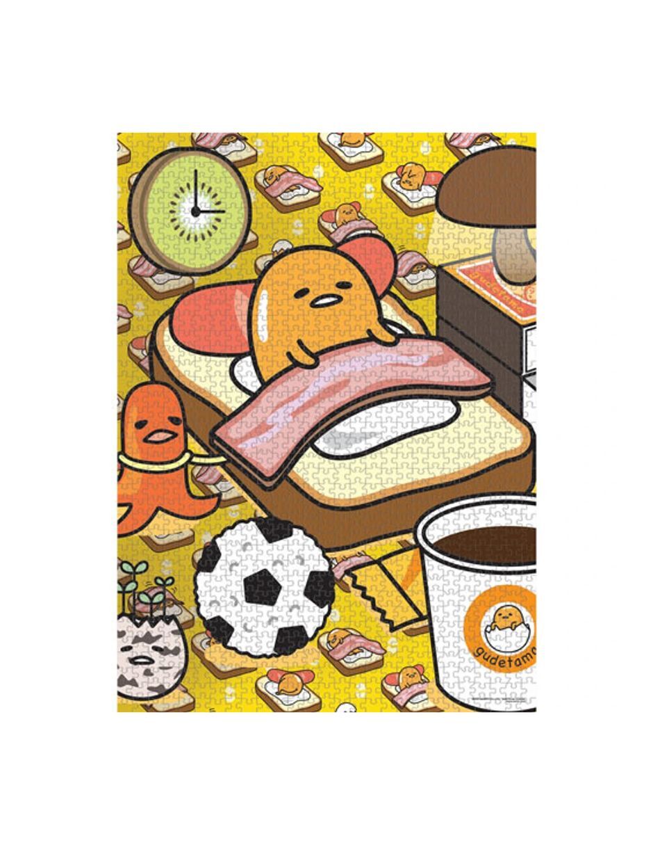 Rompecabezas anime Work from Bed Gudetama 1000 piezas 2
