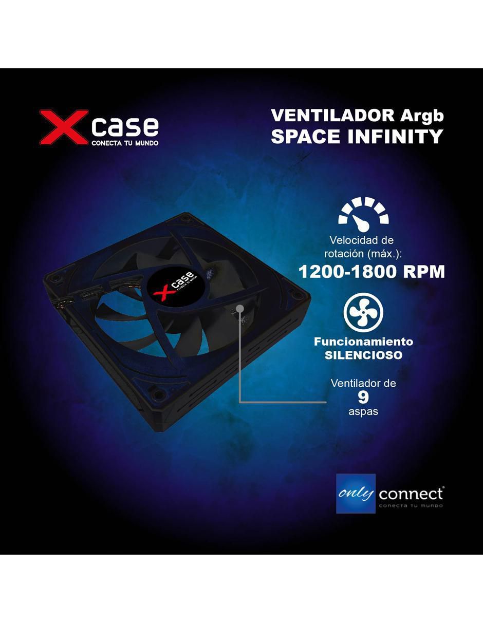 Ventilador gamer magnético argb xcase