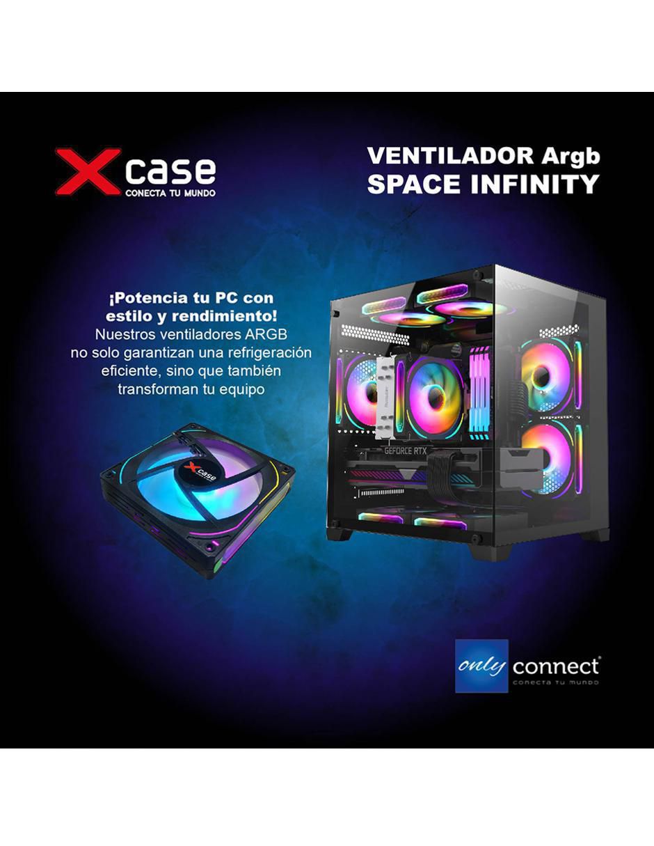 Ventilador gamer magnético argb xcase