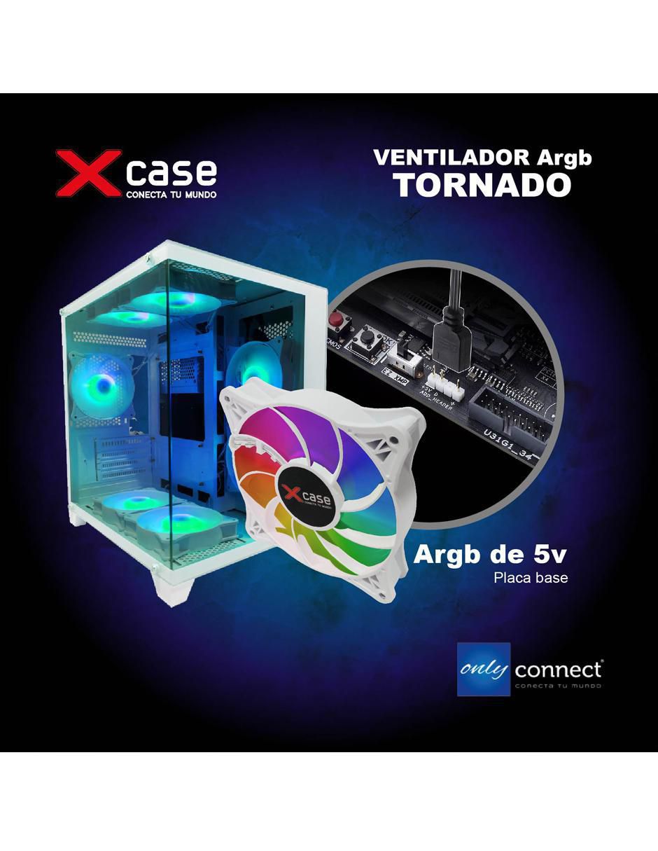 Ventilador gamer magnético ARGB 5